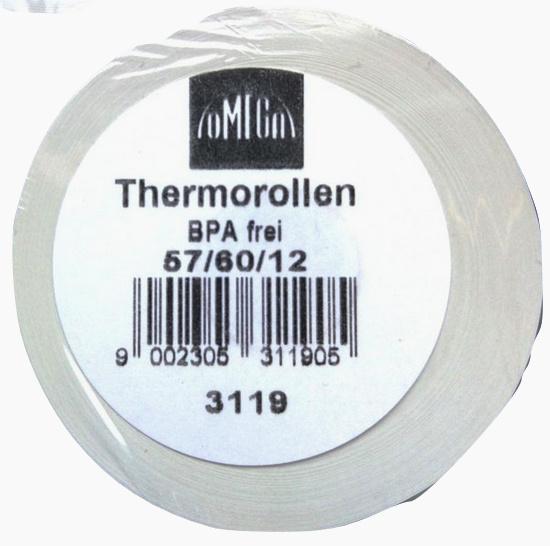 Produktbild Thermorolle 57/62/12mm 50m 5 Rollen 2 von 3