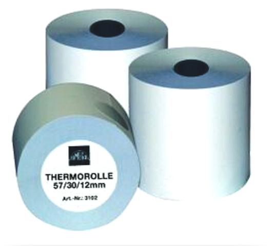 Produktbild OMEGA Thermorolle 57/30/12mm 9m 10 Rollen 2 von 4