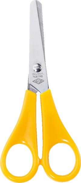 Bastelschere mit farbigem Griff rund 13cm sortiert