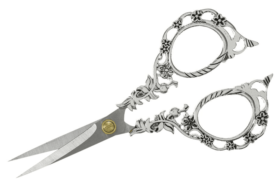 Läufer Schere Vintage Edelstahl 15,5cm Silber