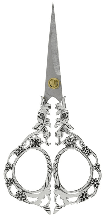 Läufer Schere Vintage Edelstahl 15,5cm Silber