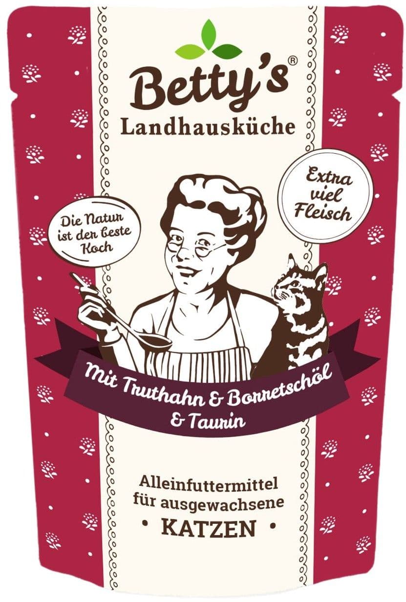 Betty's Landhausküche Katzennassfutter Truthahn & Borretschöl