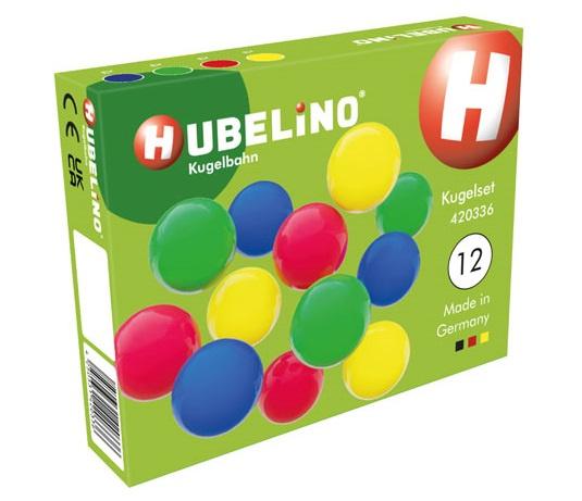 Hubelino 420336 Kugel Set (12-teilig) Kugelbahn