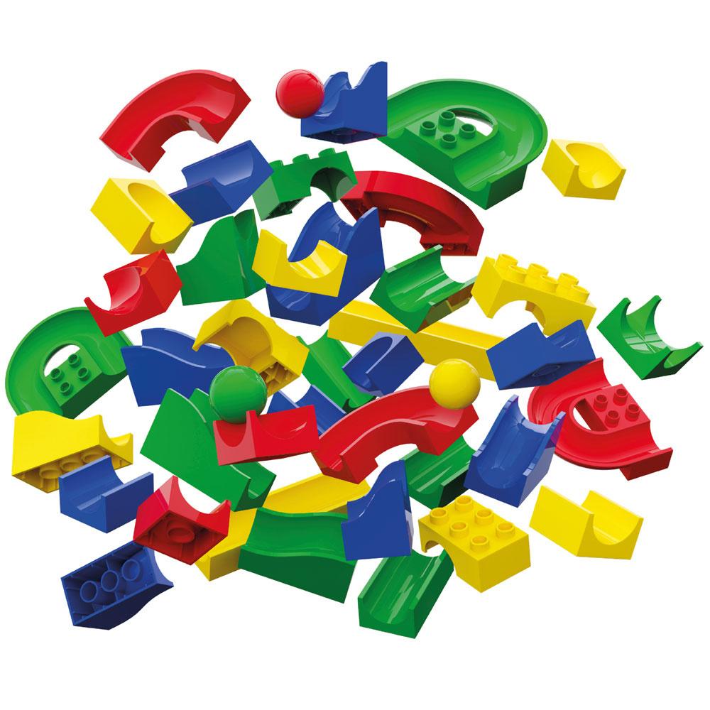 Produktbild Hubelino 420473 Bahnelemente Set (55-teilig) Kugelbahn 5 von 5