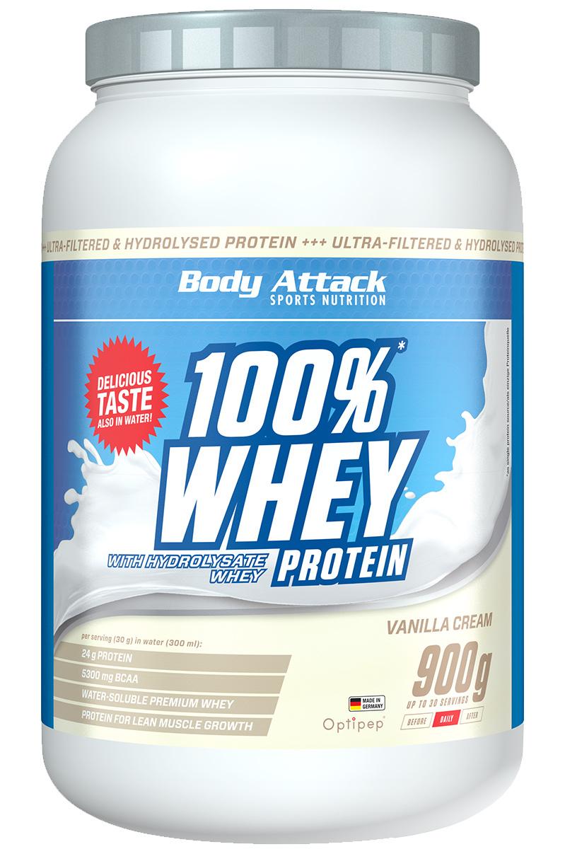 Body Attack 100% Whey Protein Vanilla