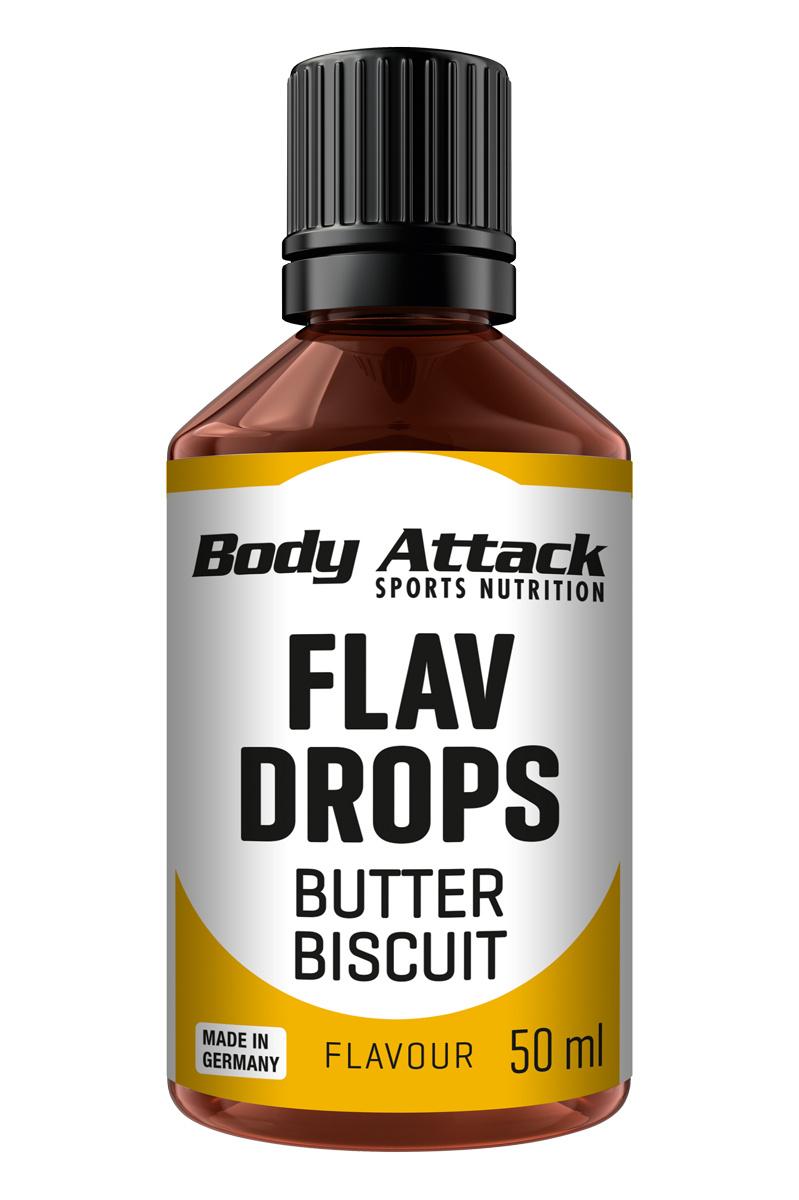 Body Attack Flav Drops Butter Biscuit