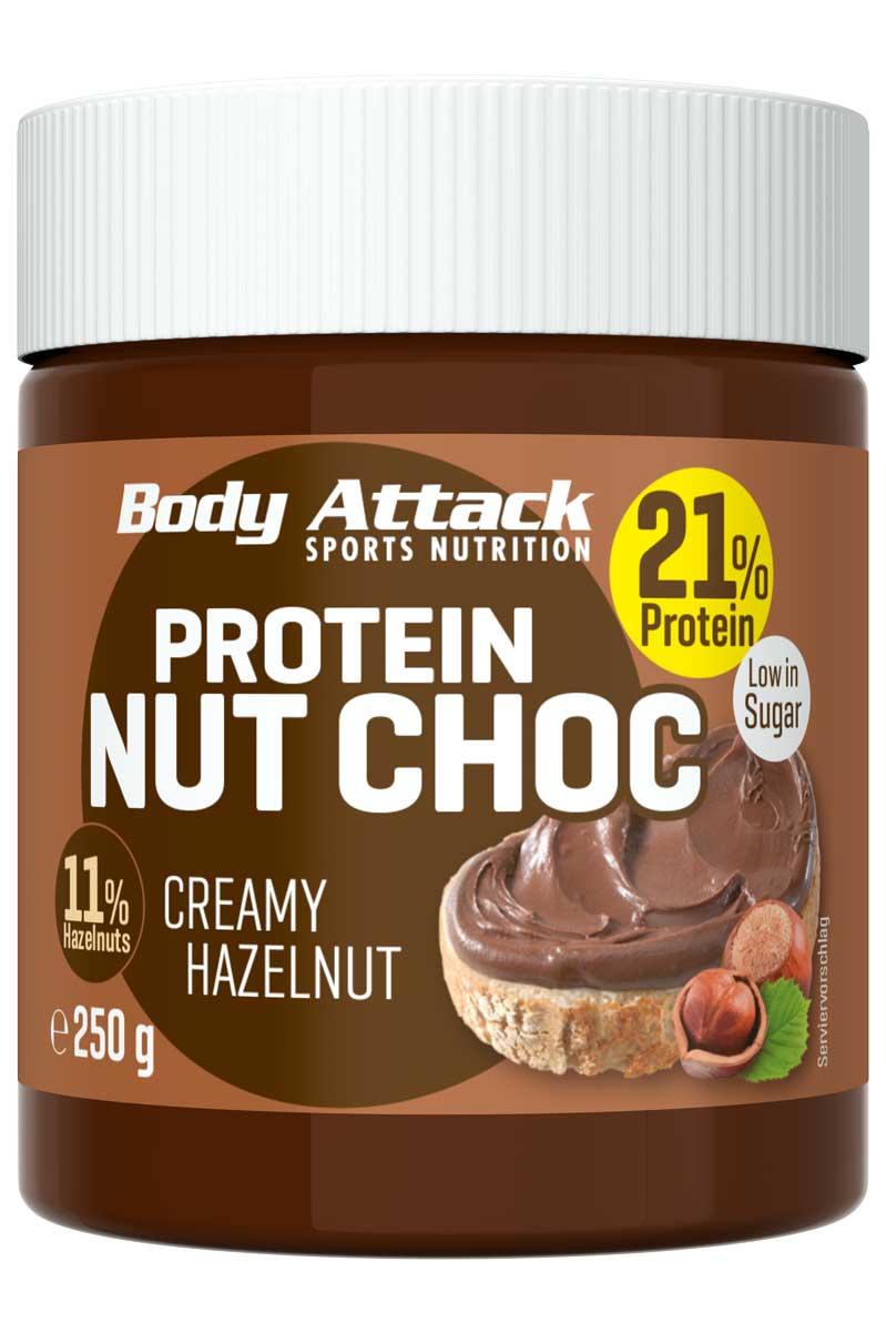 Body Attack Nut Choc Creamy Hazelnut