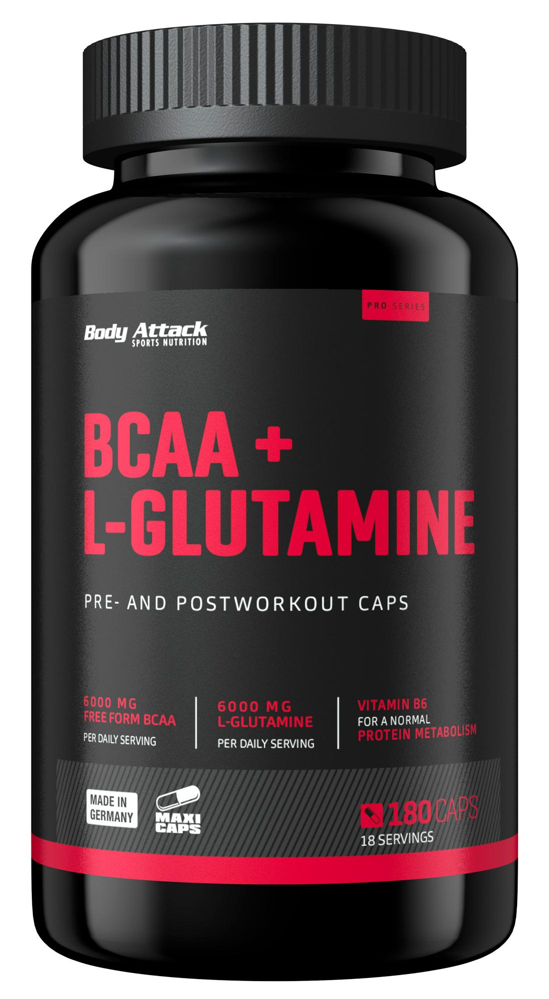 Body Attack BCAA + Glutaminsäure 12000