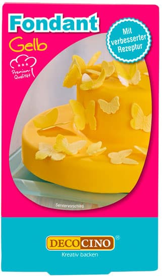 DECOCINO Fondant Gelb
