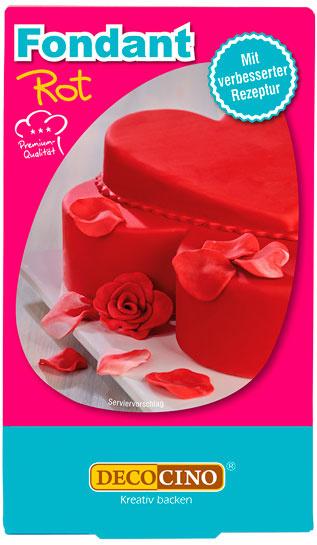 DECOCINO Fondant Rot