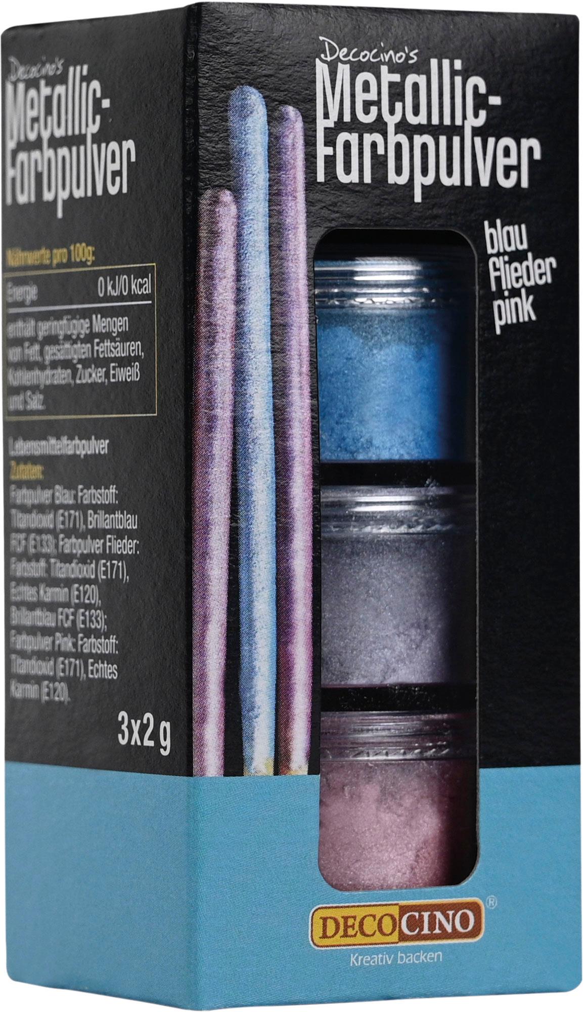 Produktbild DECOCINO Lebensmittel Farbpulver Metallic 2 von 2