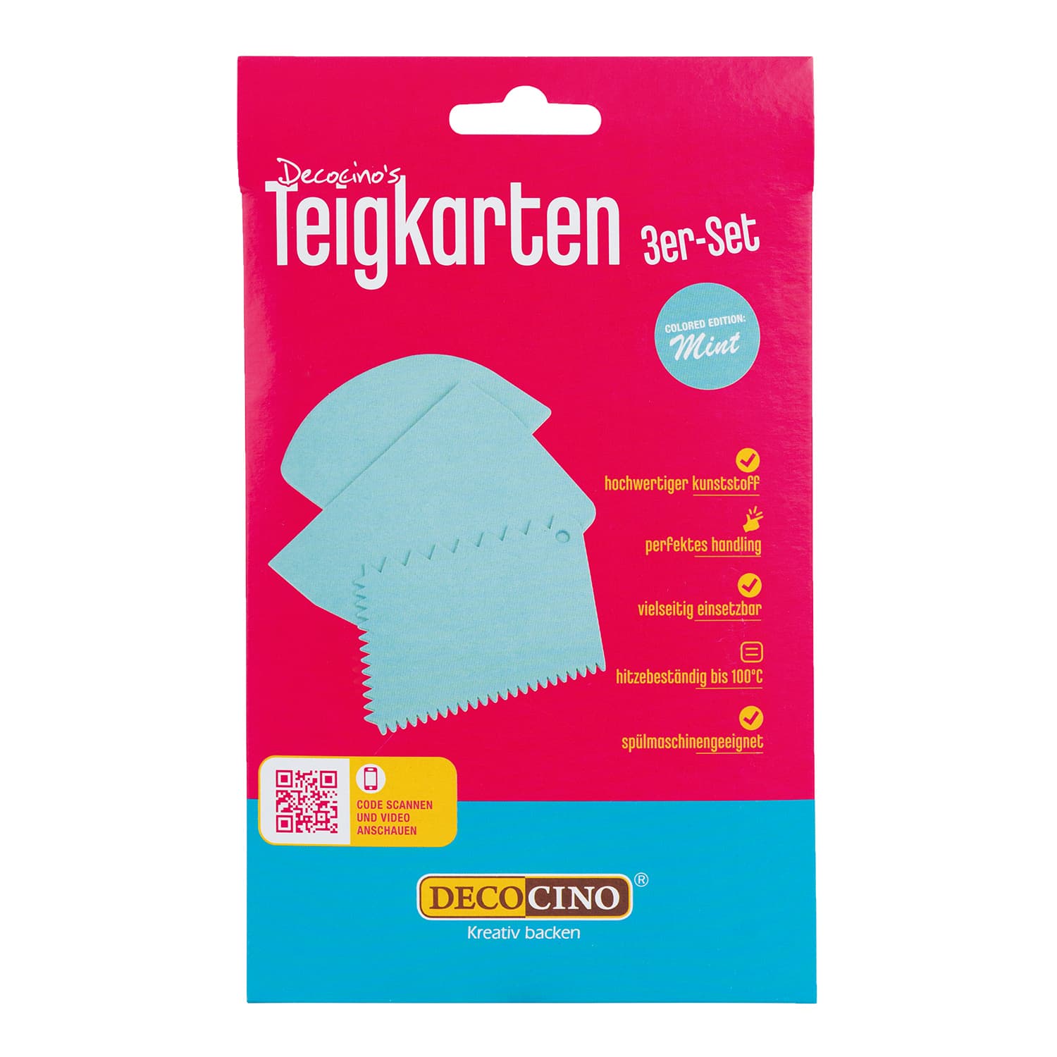 DECOCINO Teigkarten 3er-Set