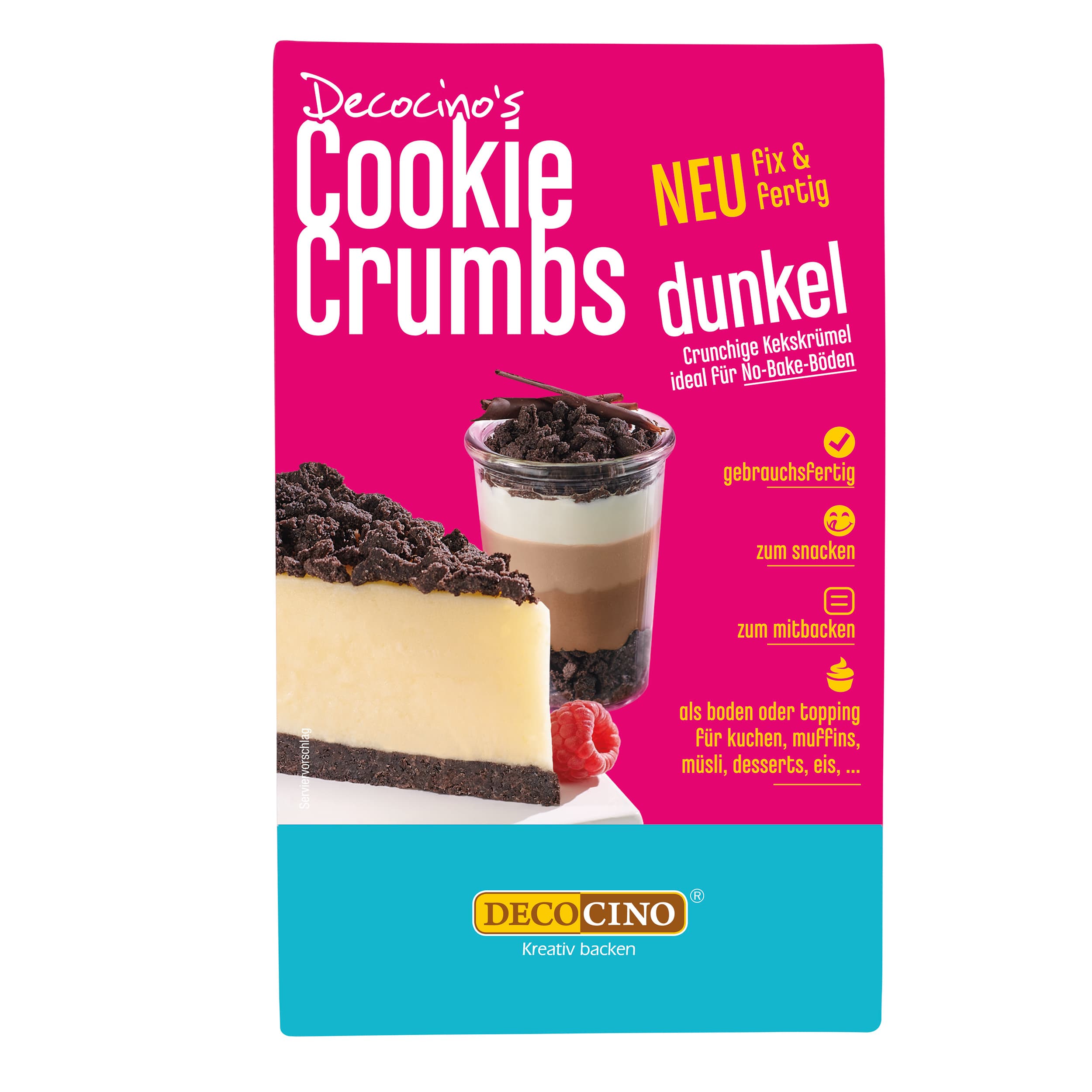 DECOCINO  Cookie Crumbs Dunkel