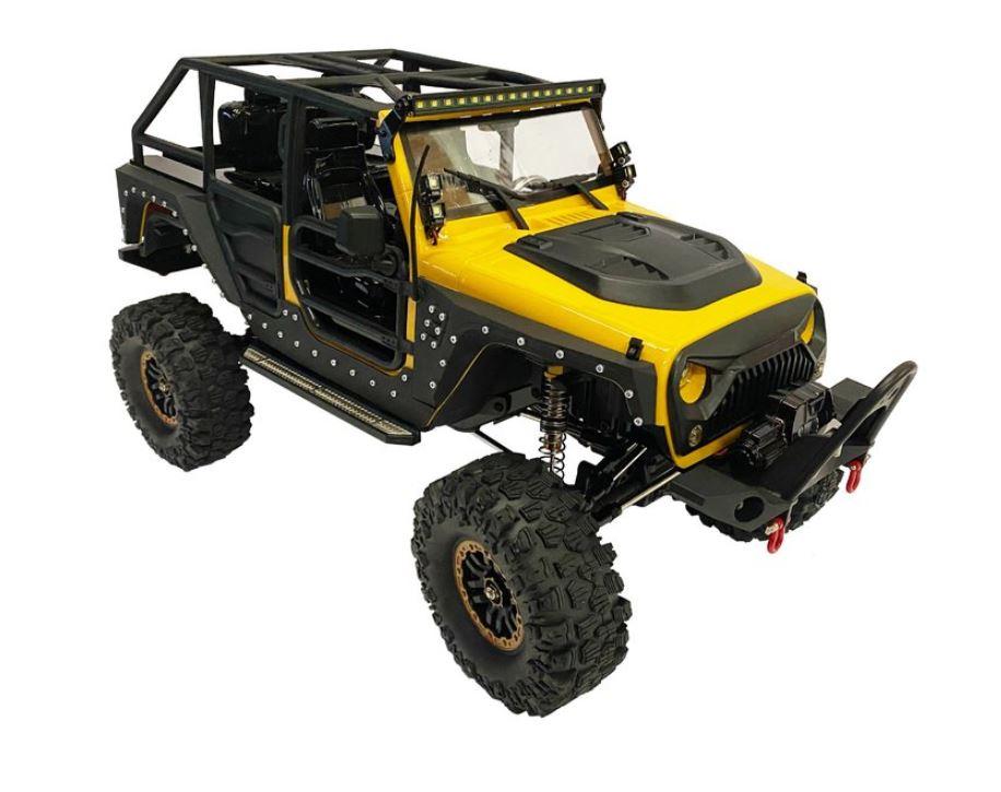 Produktbild drive&fly - DF-4S PRO Crawler YELLOW 313mm 1:10 Scale 13 von 13