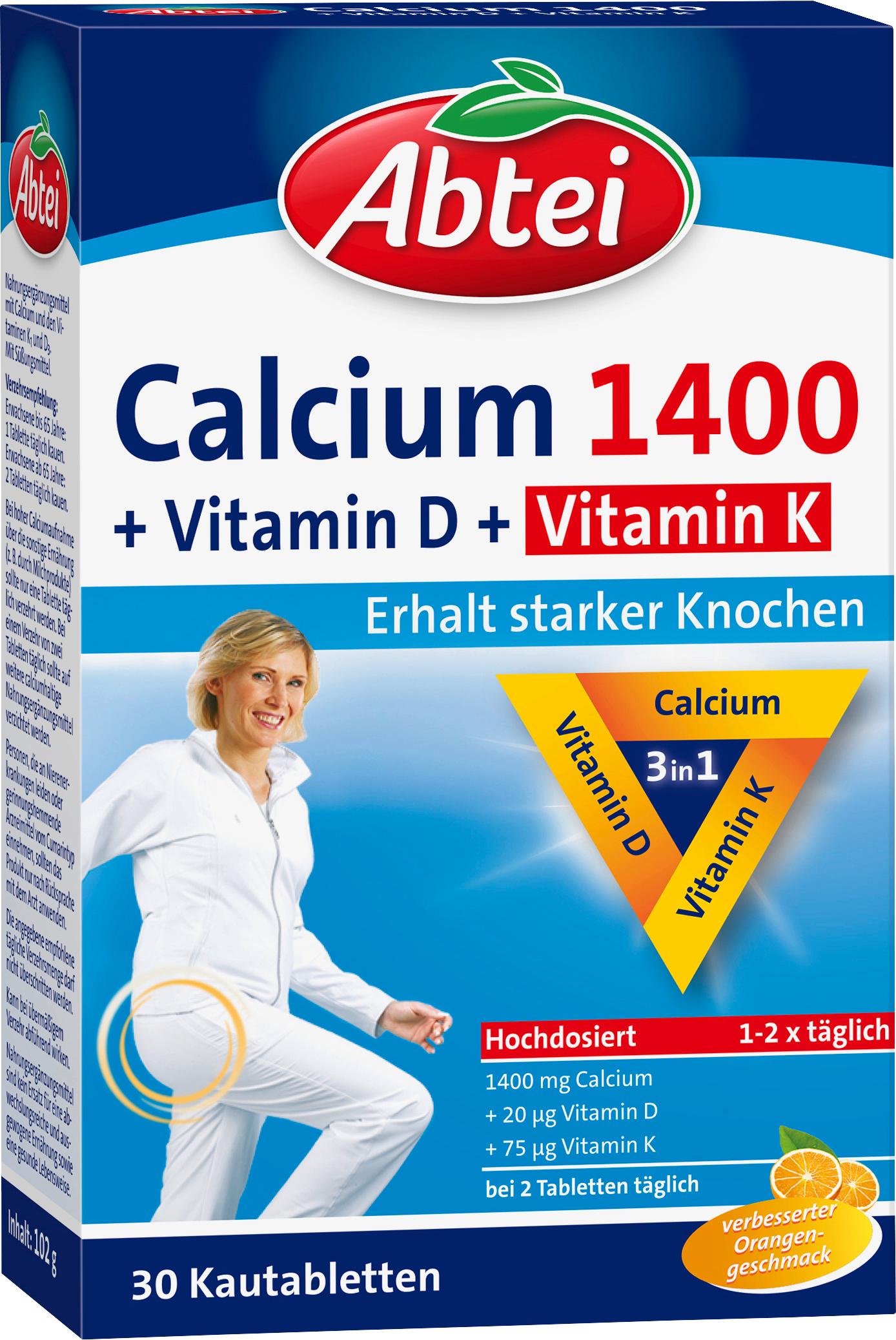 ABTEI Calcium 1400 + Vitamin D&Vitamin K