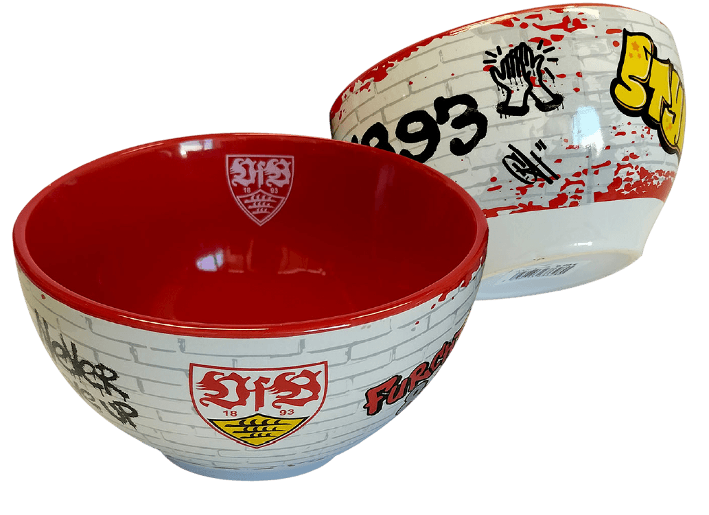 VfB Stuttgart Müslischüssel Graffiti
