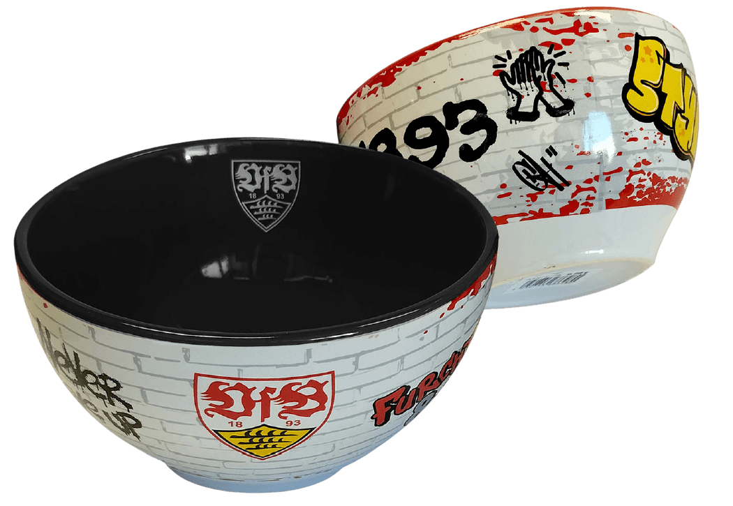 VfB Stuttgart Müslischüssel Graffiti
