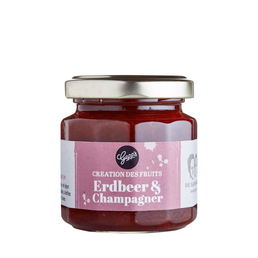 Gepp's Fruchtaufstrich Erdbeere&Champagner