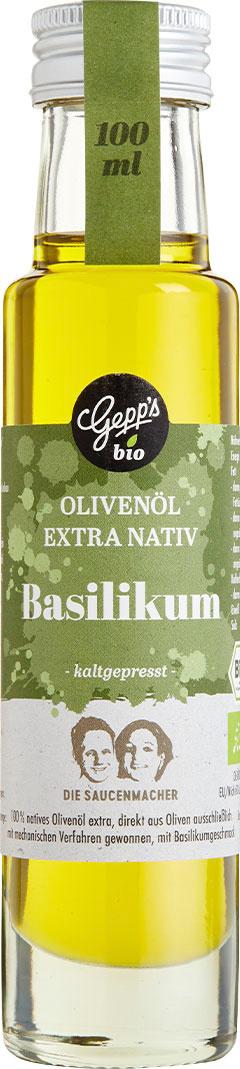 Gepp's Olivenöl Extra Nativ Basilikum