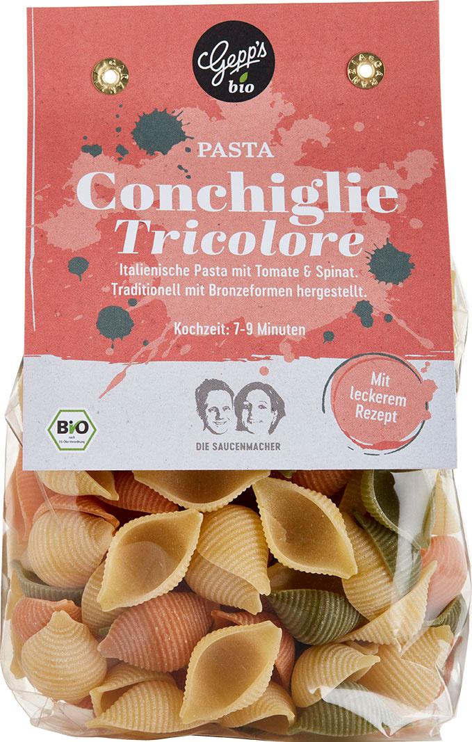 Gepp's Bio Pasta Conchiglie Tricolore