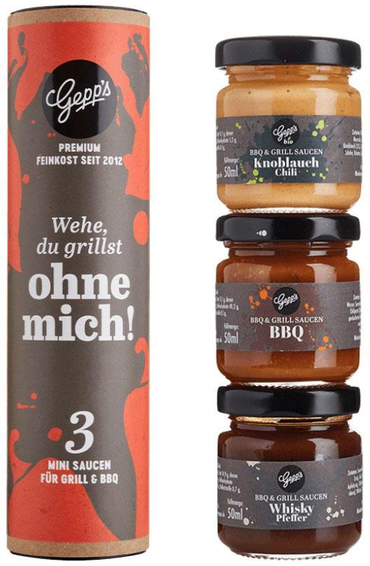 Gepp's Sauce Set Wehe Du Grillst Ohne Mich!