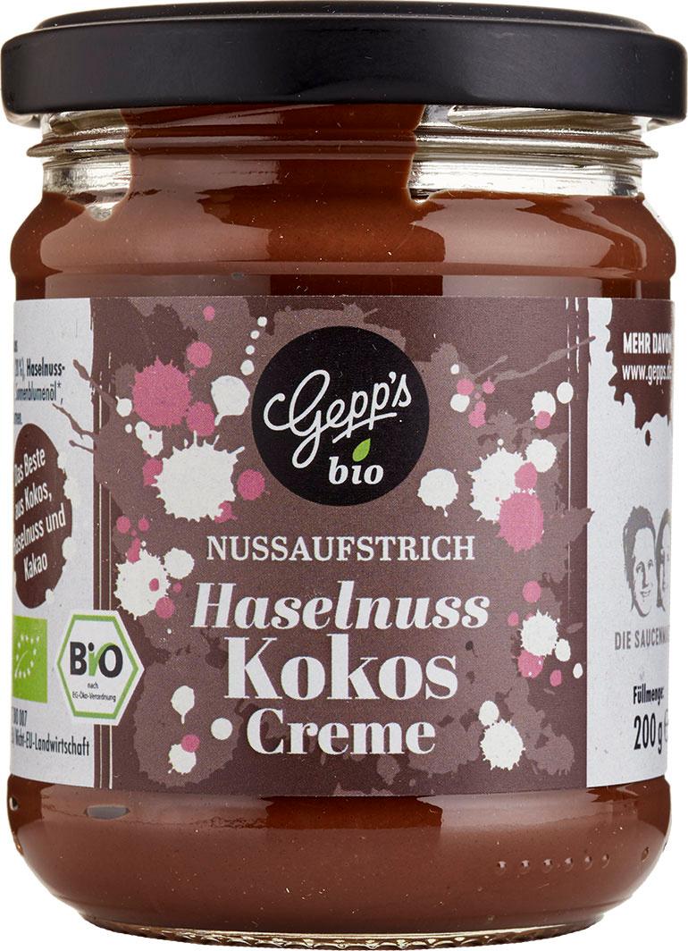 Gepp's Bio Haselnuss Kokos Creme