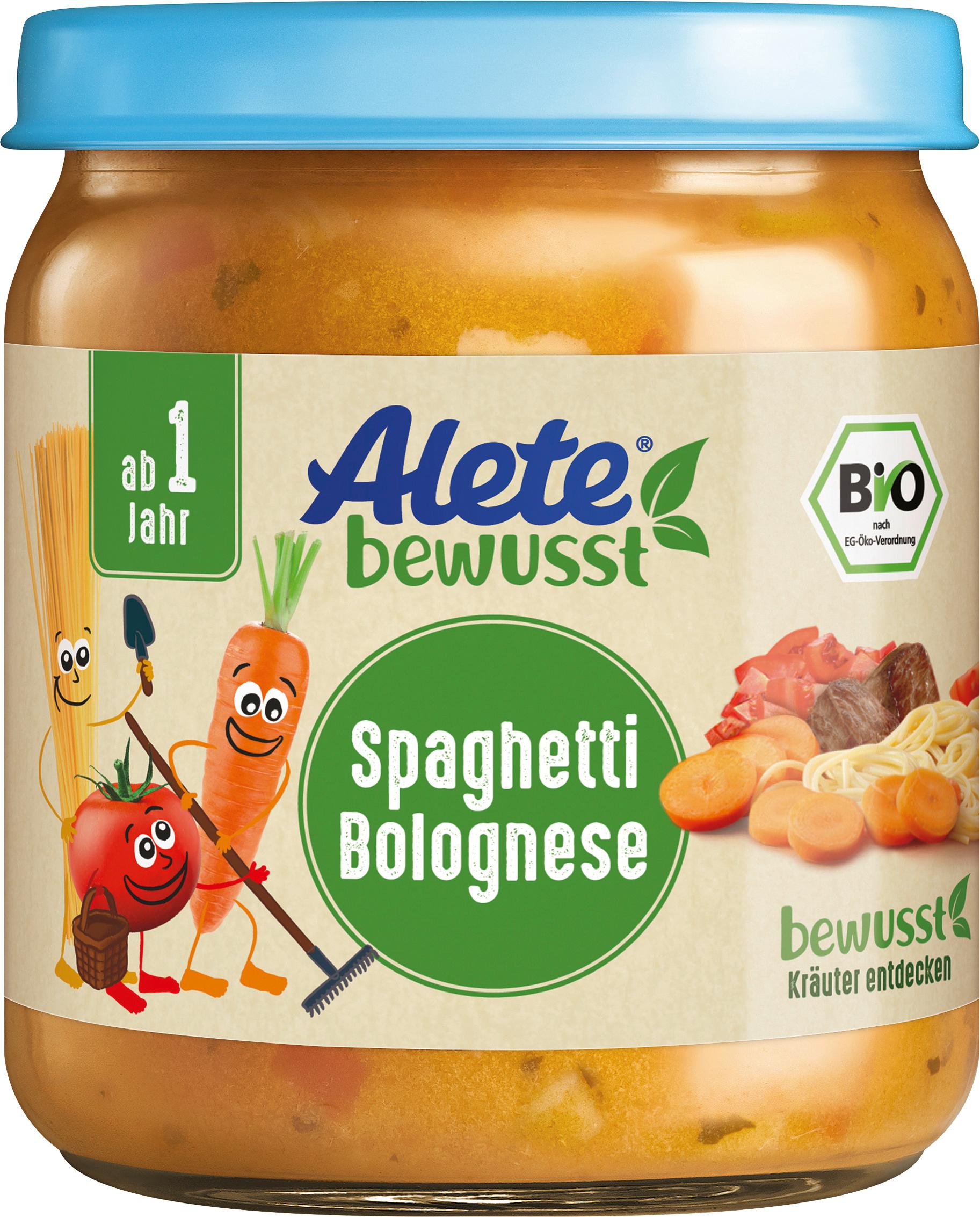 ALETE bewusst Bio Spaghetti Bolognese