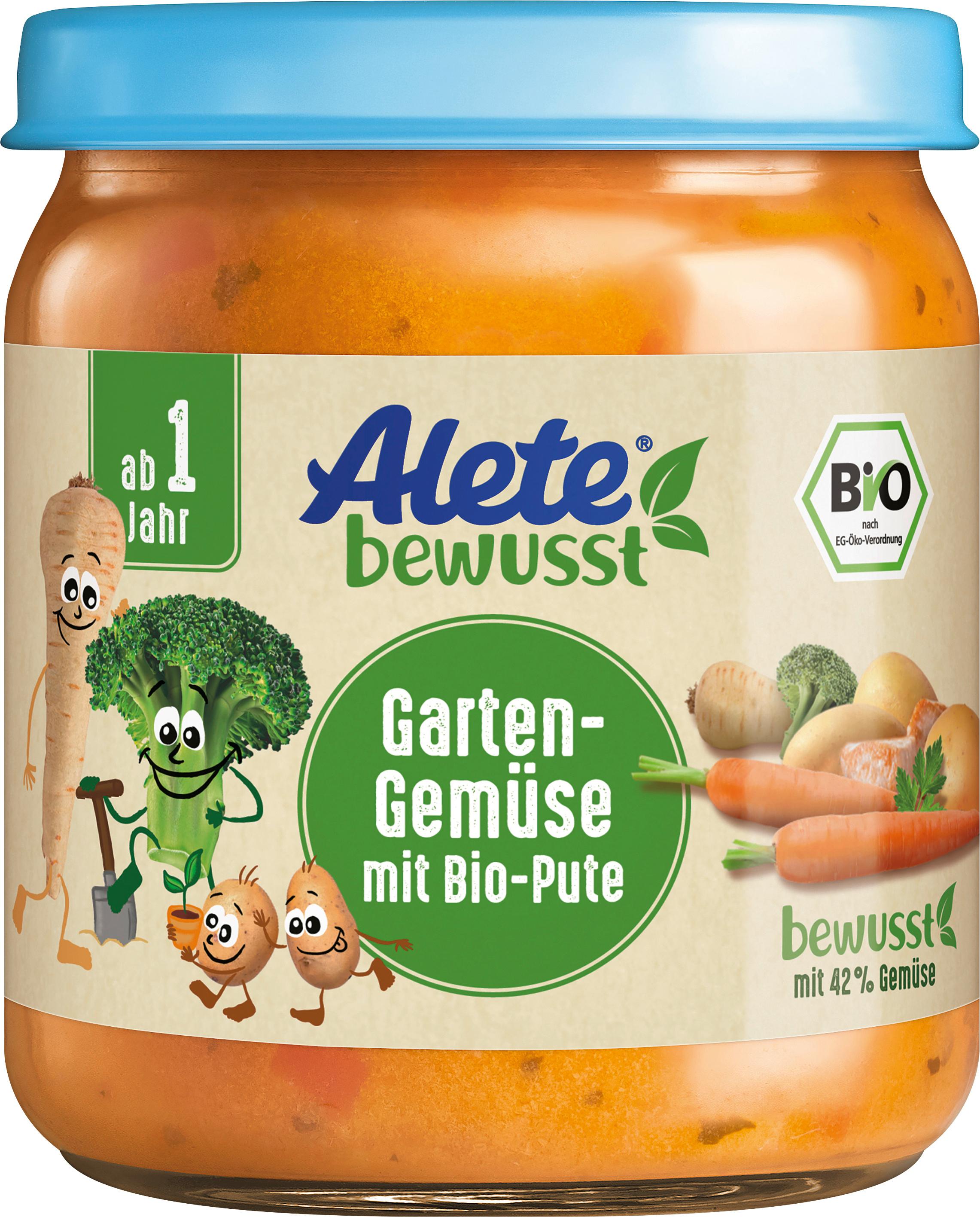 ALETE bewusst Garten-Gemüse mit Bio-Pute