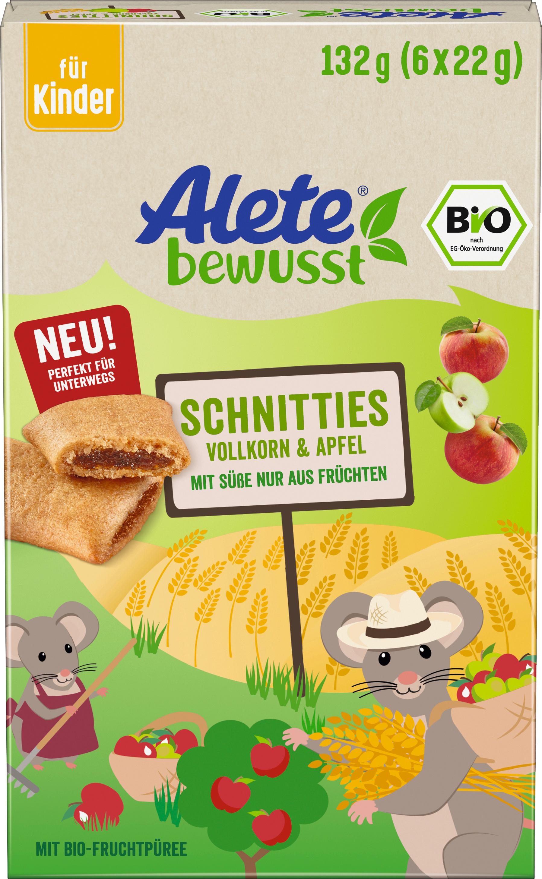 ALETE Bio Schnitties Vollkorn&Apfel