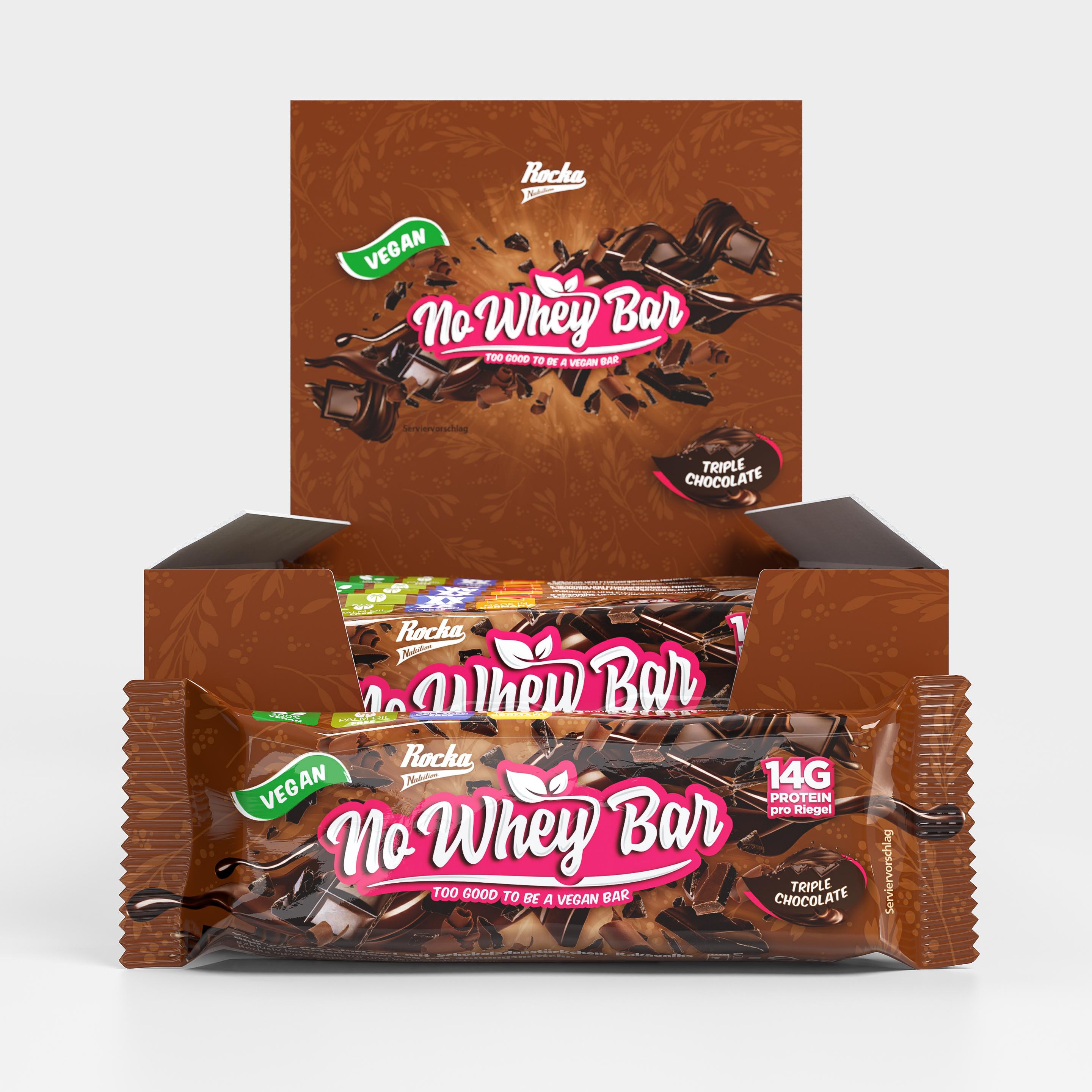 Produktbild Rocka No Whey Riegel Triple Chocolate 2 von 2