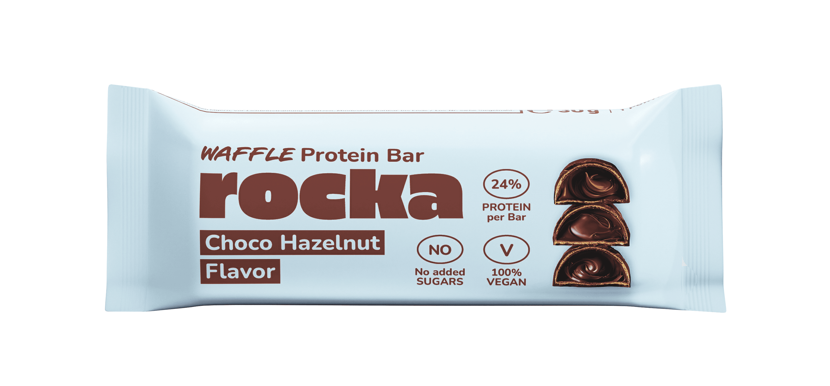 Rocka Waffle Protein Bar Choco Hazelnut Flavor