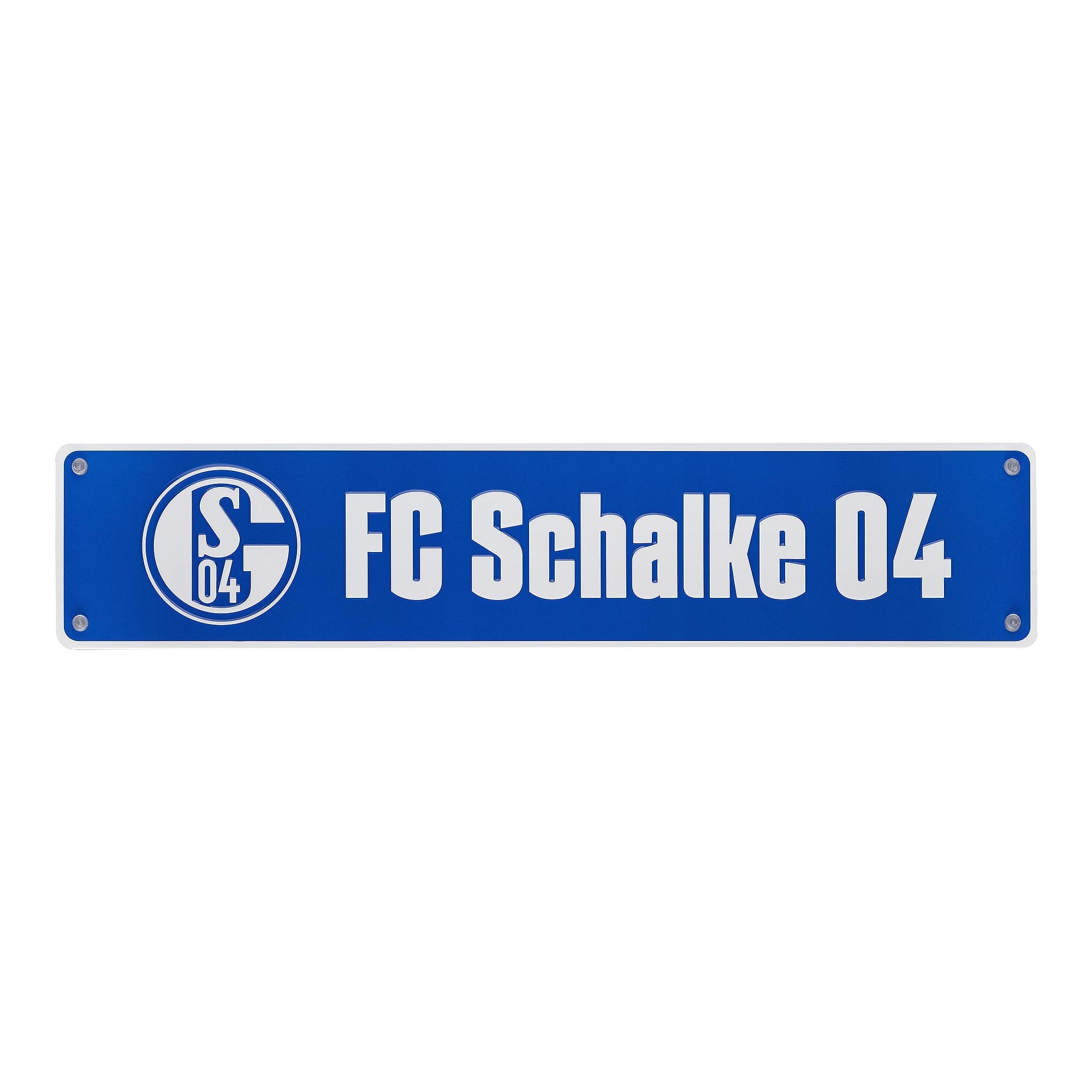 FC Schalke 04 Nummernschild mit Saugnapf