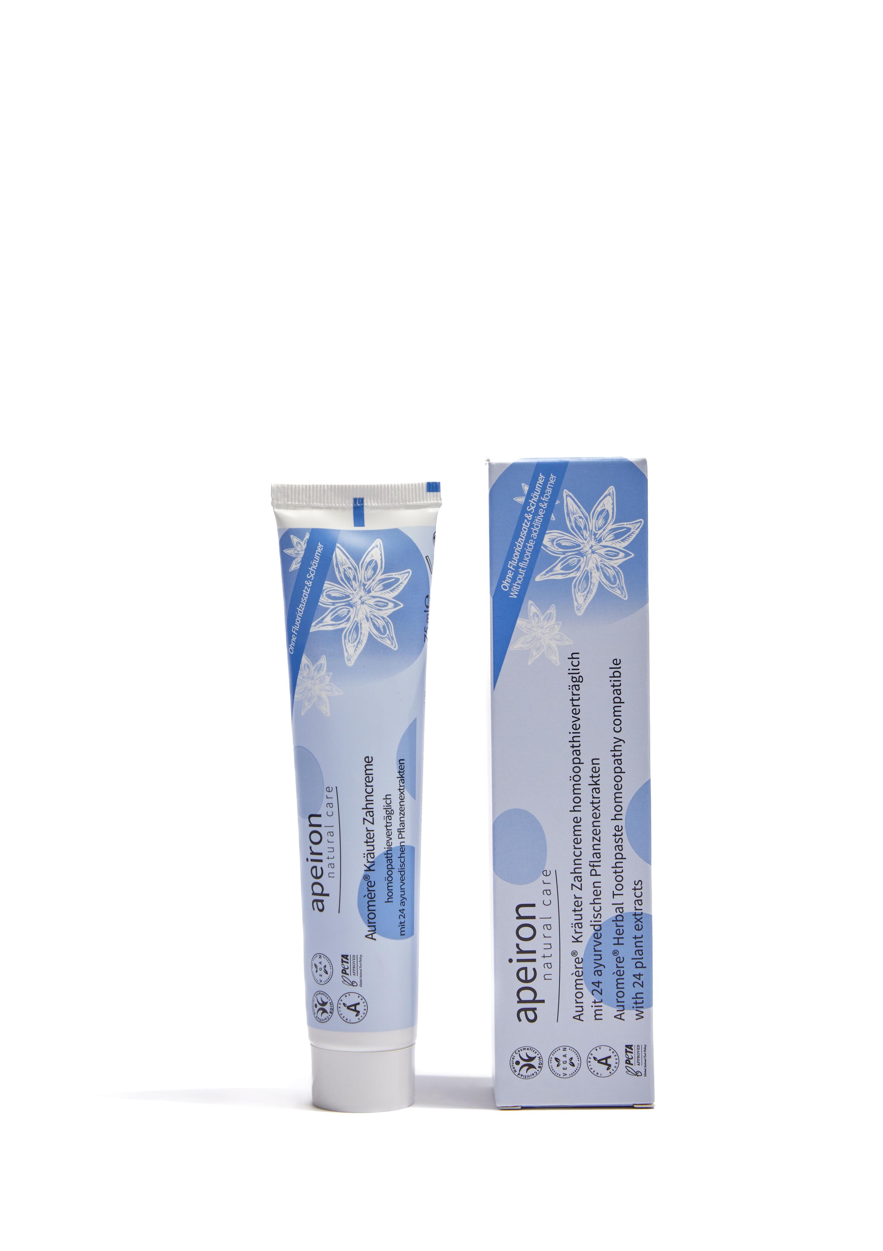 Produktbild apeiron natural care Auromère® Kräuter-Zahncreme Homöopathieverträglich 2 von 3