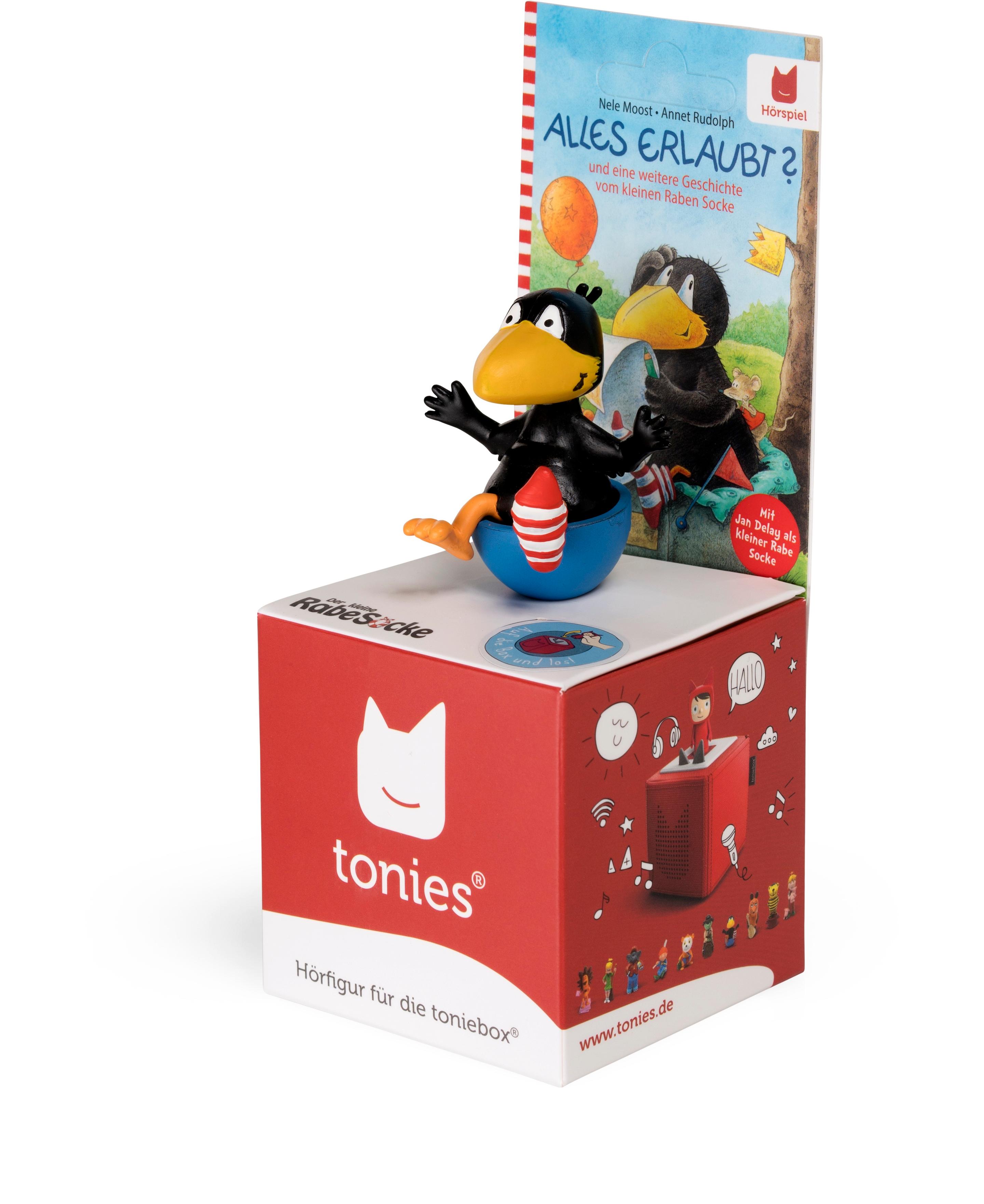 Produktbild tonies - Hörfigur für die Toniebox: Rabe Socke - Alles erlaubt und weitere Geschichten 3 von 7