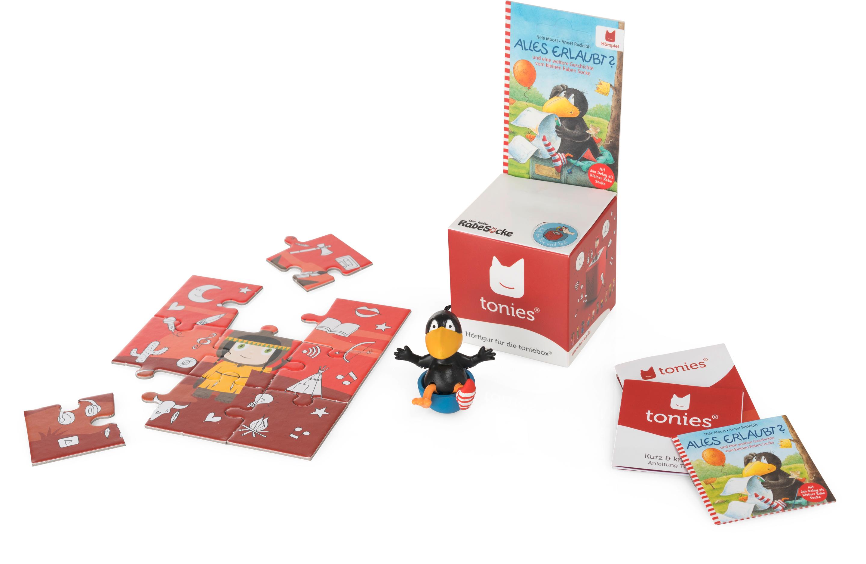 Produktbild tonies - Hörfigur für die Toniebox: Rabe Socke - Alles erlaubt und weitere Geschichten 4 von 7