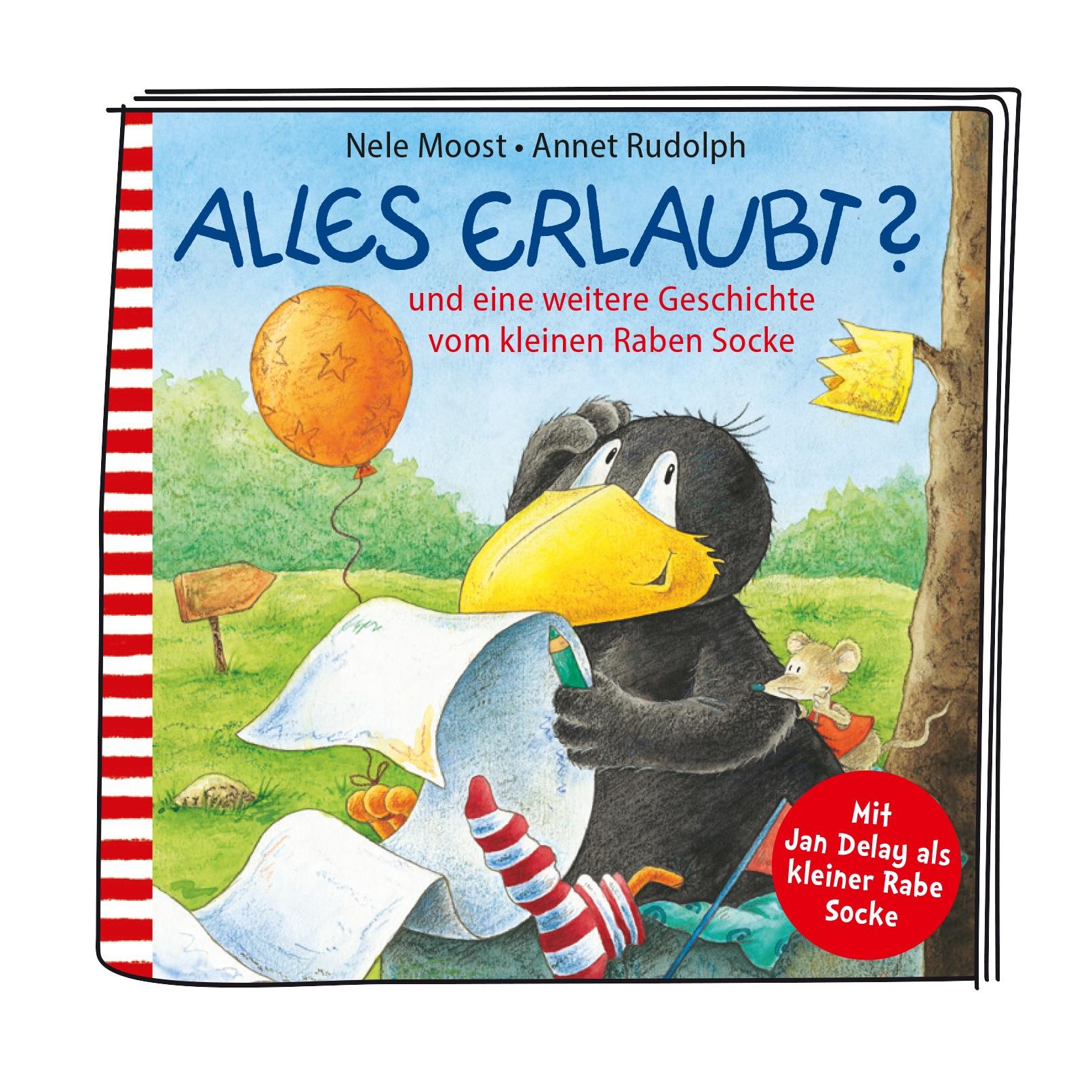 Produktbild tonies - Hörfigur für die Toniebox: Rabe Socke - Alles erlaubt und weitere Geschichten 5 von 7