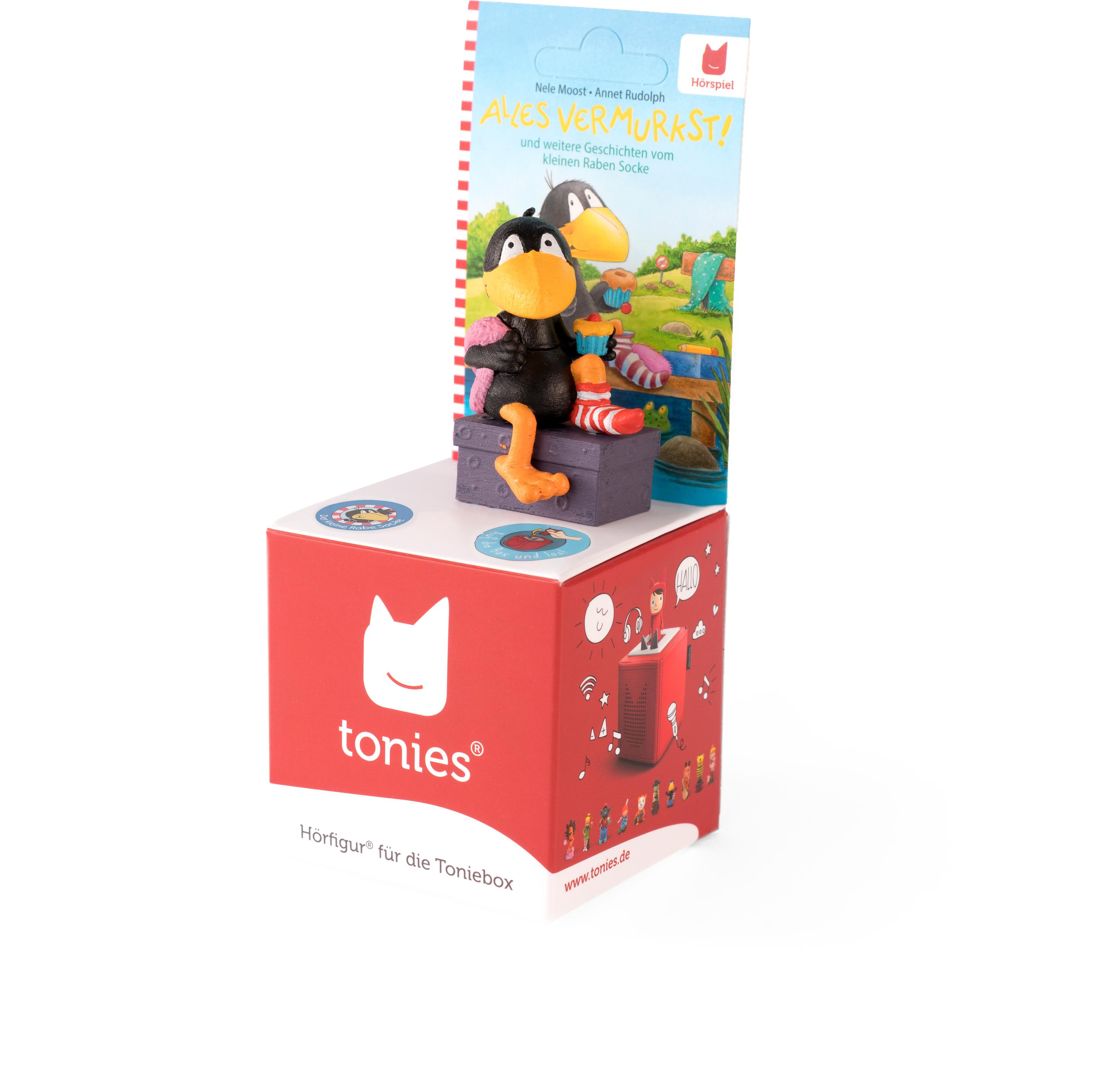 Produktbild tonies - Hörfigur für die Toniebox: Rabe Socke: Alles vermurkst! Und weitere Geschichten vom kleinen Raben Socke 3 von 6