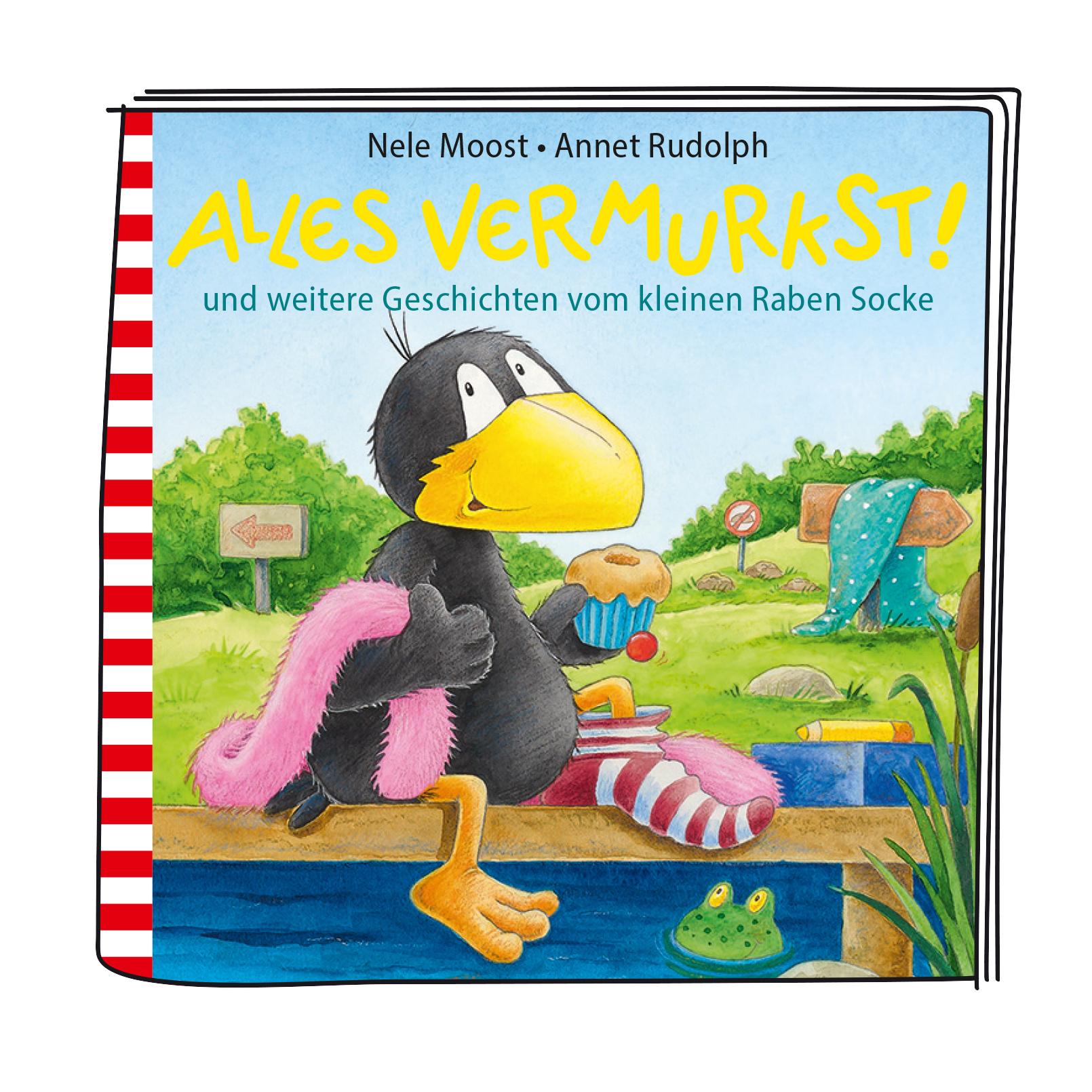 Produktbild tonies - Hörfigur für die Toniebox: Rabe Socke: Alles vermurkst! Und weitere Geschichten vom kleinen Raben Socke 4 von 6