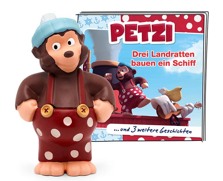 tonies - Hörfigur für die Toniebox: Petzi: Drei Landratten bauen ein Schiff