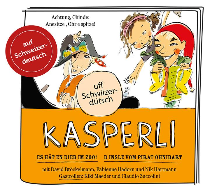 Produktbild tonies - Hörfigur für die Toniebox: Kasperli: Es hät en Dieb im Zoo! / D Insle vom Pirat Ohnibart 4 von 4