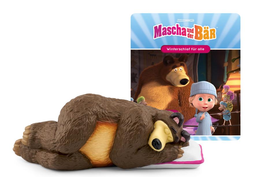 tonies - Hörfigur für die Toniebox: Mascha und der Bär: Winterschlaf für alle + 5 weitere quirlige und lustige Geschichten