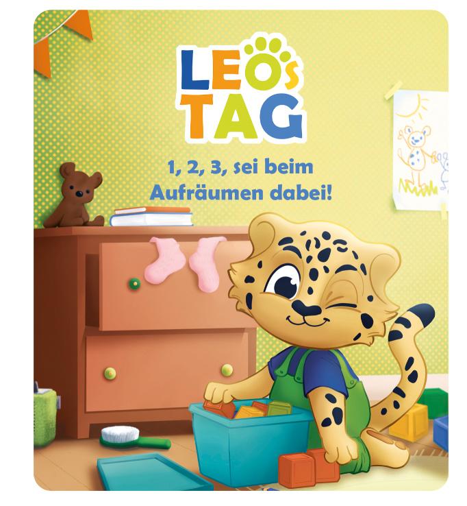 Produktbild tonies - Hörfigur für die Toniebox: Leos Tag: 1, 2, 3, sei beim Aufräumen dabei! 2 von 4