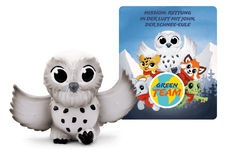 tonies - Hörfigur für die Toniebox: Green Team: Mission Rettung aus der Luft mit John der Schnee-Eule
