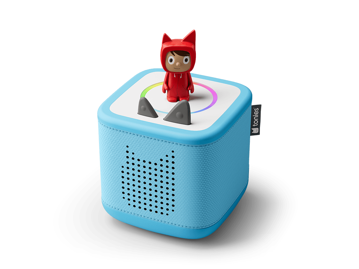 tonies - Toniebox 2 - Starter Set - Himmelblau Kreativ-Tonie Rot