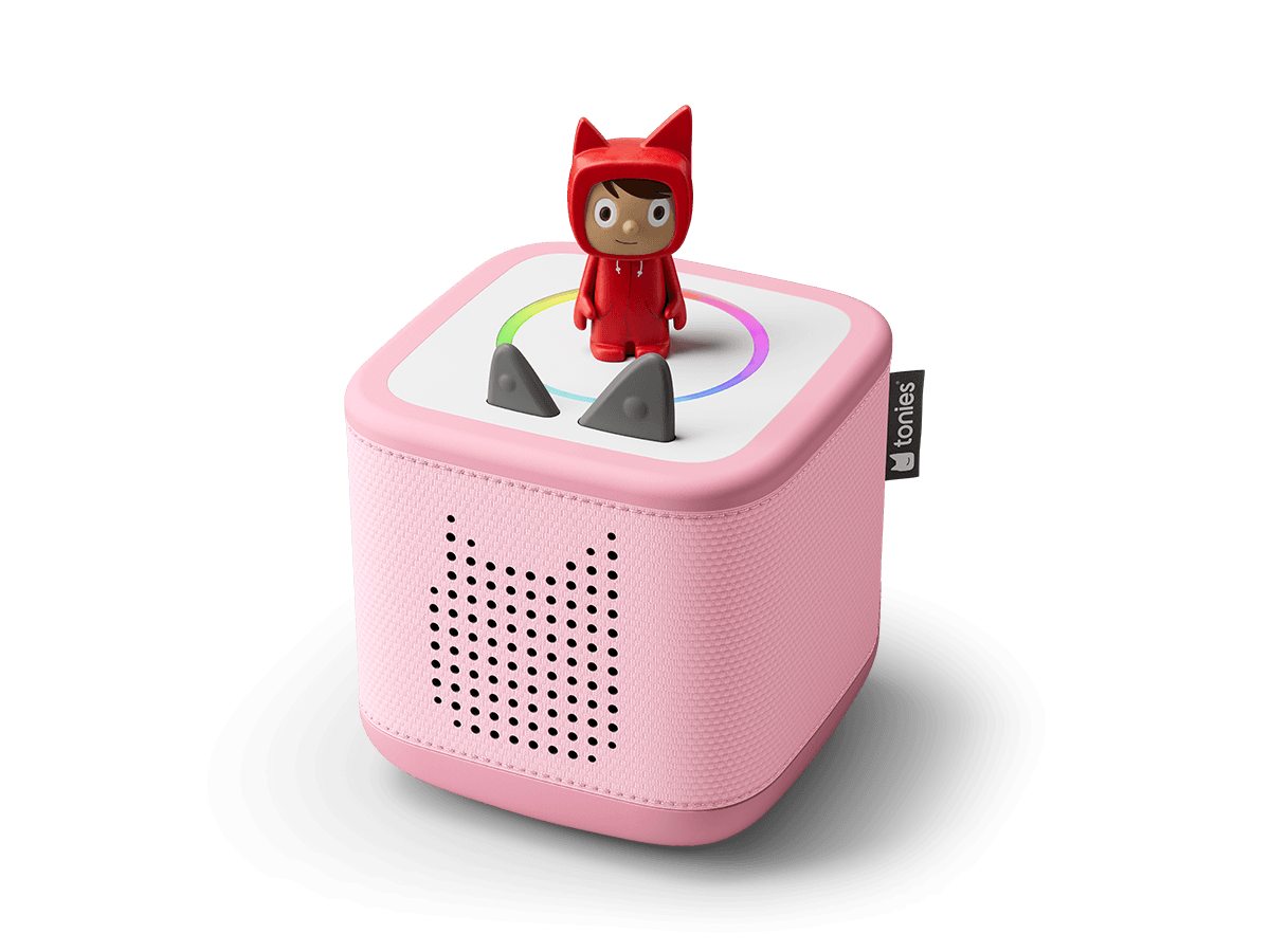tonies - Toniebox 2 - Starter Set - Rosa Kreativ-Tonie Rot