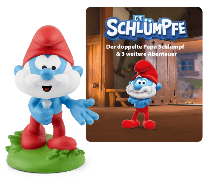 tonies - Hörfigur für die Toniebox: Die Schlümpfe: Der doppelte Papa Schlumpf & 3 weitere schlumpfige Abenteuer 