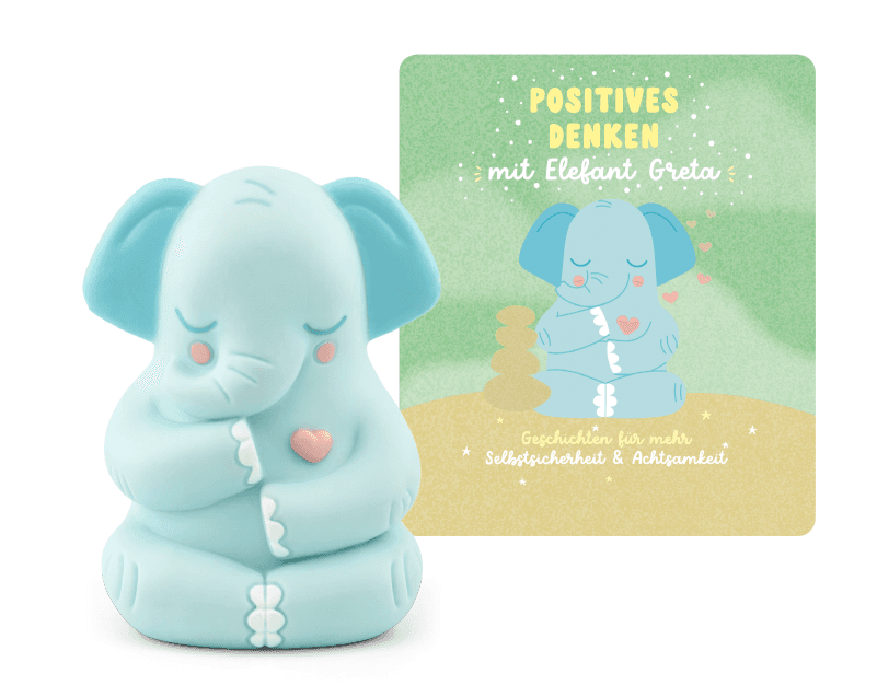 tonies - Hörfigur: Achtsamkeit: Positives Denken mit Elefant Greta Geschichten für mehr Selbstsicherheit und Achtsamkeit