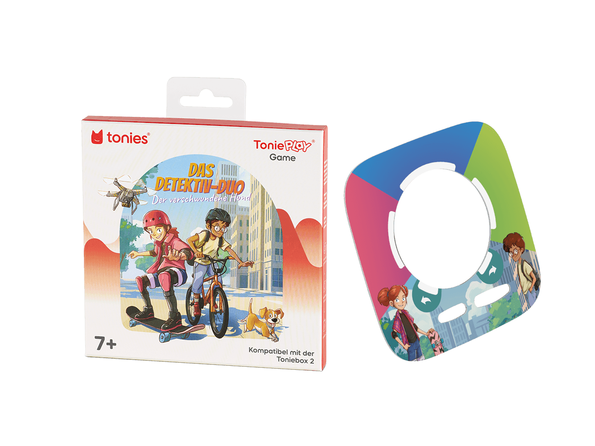 tonies - Toniebox 2 - Tonieplay Game S - Das Detektiv-Duo: Der verschwundene Hund 