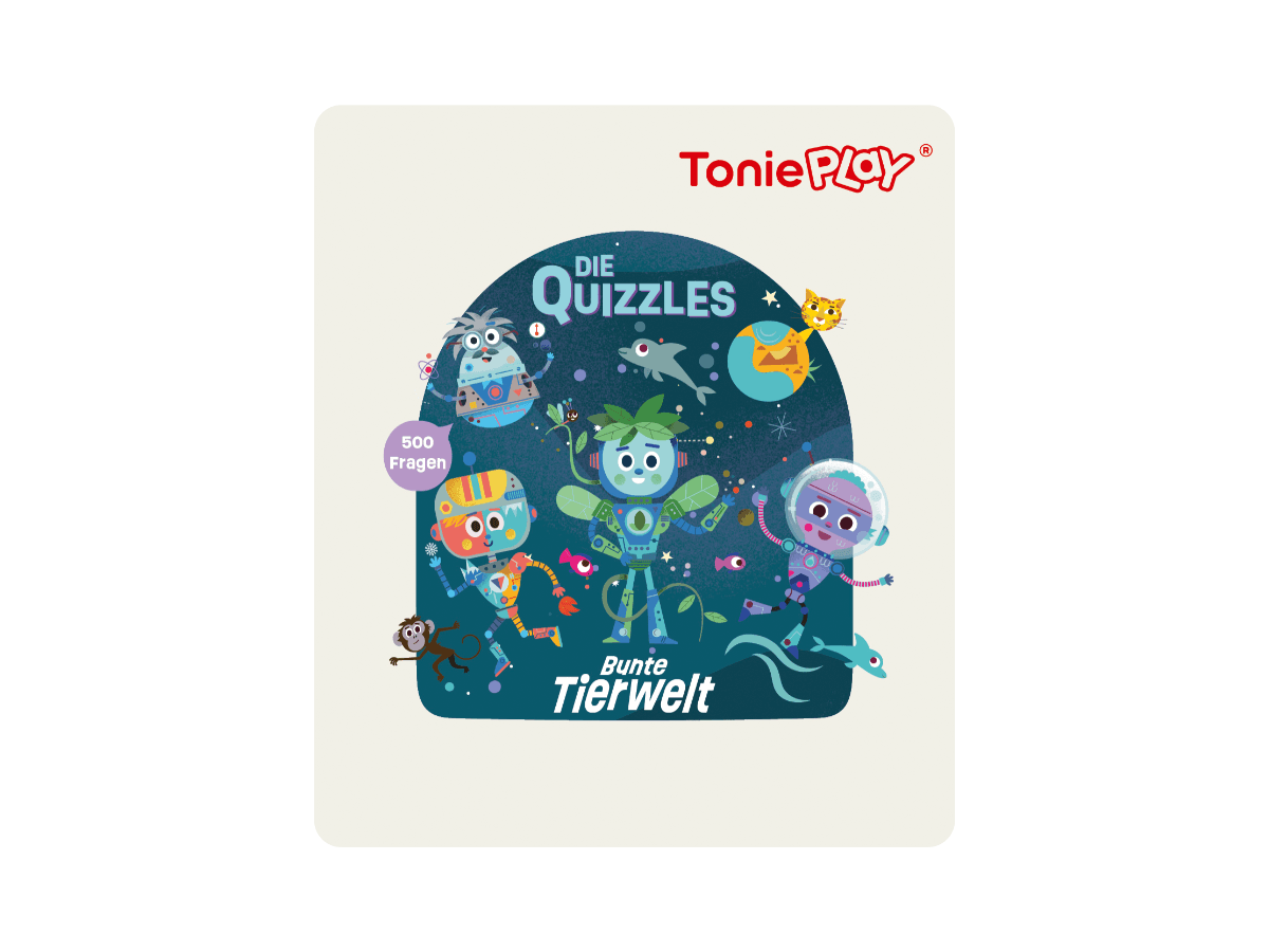 Produktbild tonies - Toniebox 2 - Tonieplay Game S - Die Quizzles: Bunte Tierwelt 2 von 4