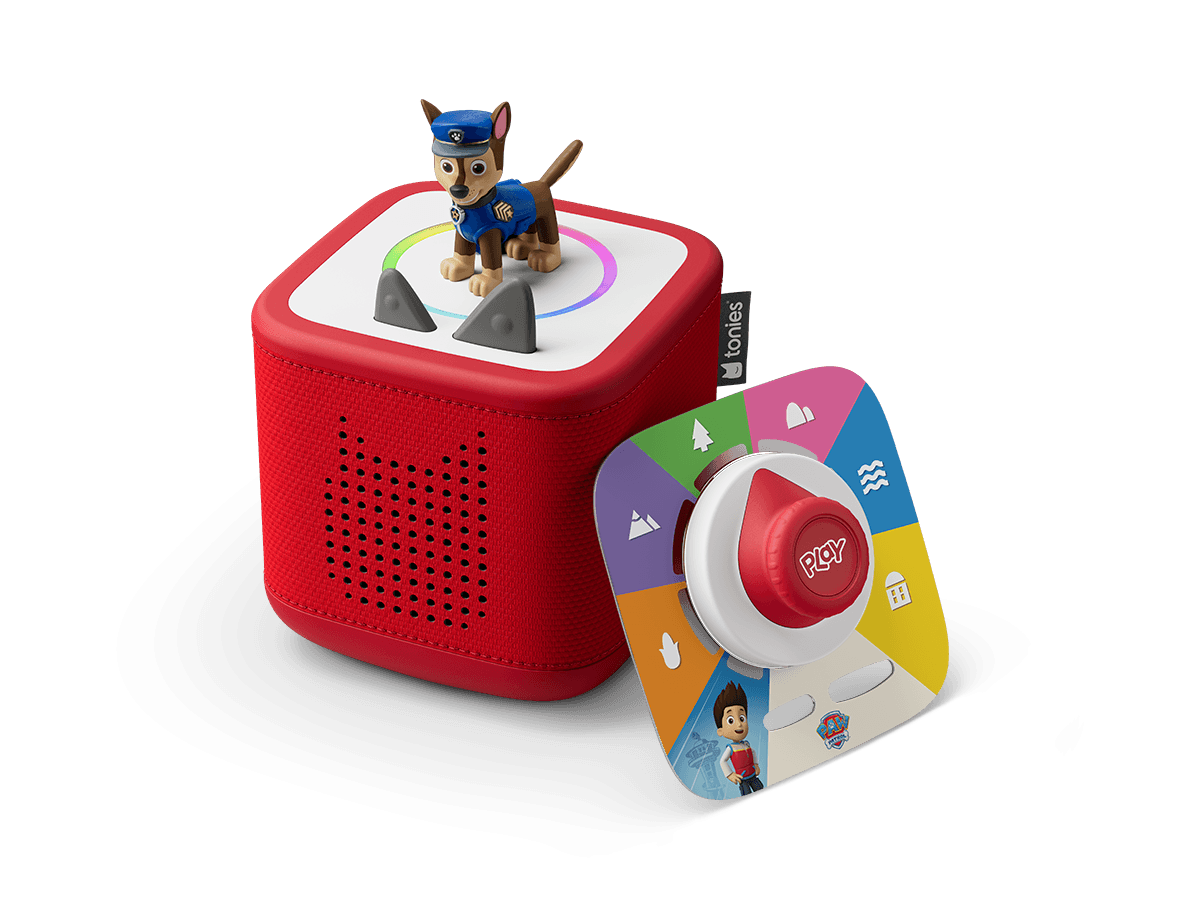 tonies - Toniebox 2 - Starter Set - Rot Play Set Paw Patrol Chase